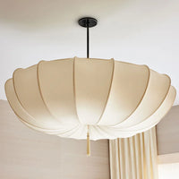 Suspension Cuisine en Tissu Crème Wabi-Sabi, Ø 40, 50, 60 ou 80 cm