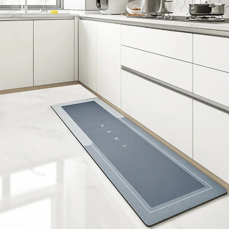 Tapis de Cuisine Diatomite Antidérapant Long Absorbant 40 à 160 cm