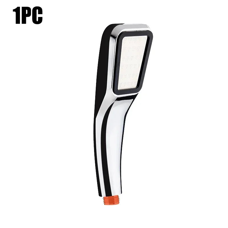 Pommeau de Douche Haute Pression 300 Trous Économie d'Eau, Chromé 21 cm