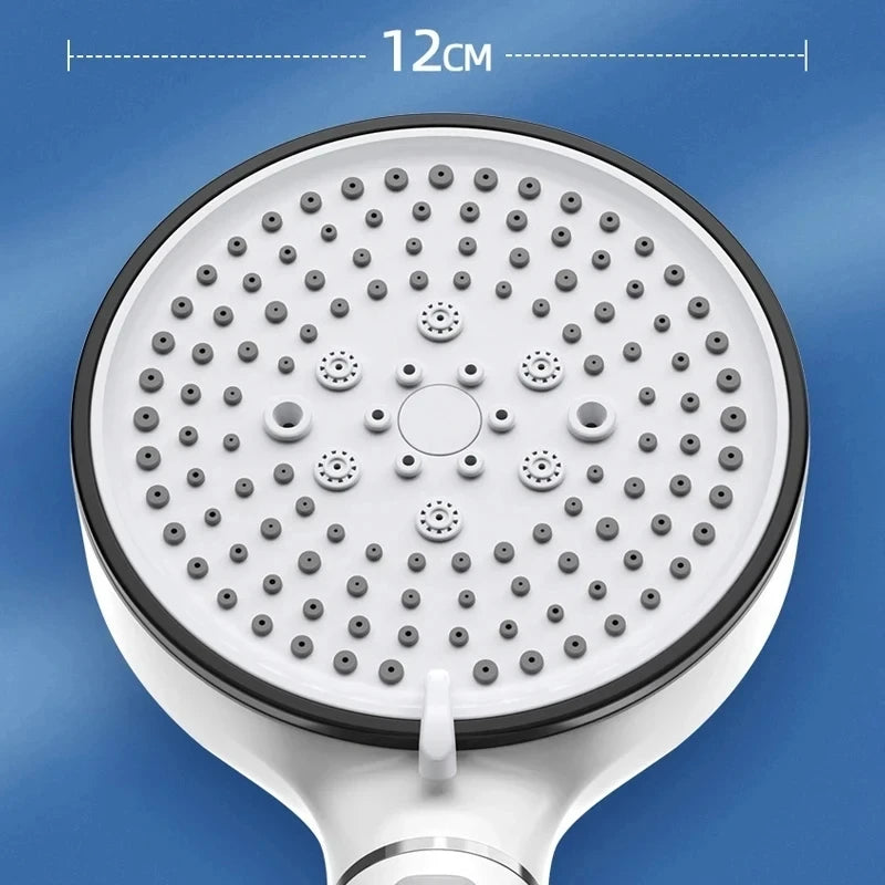 Pommeau de Douche 5 Modes à Billes Minérales, Accessoires à la Pièce
