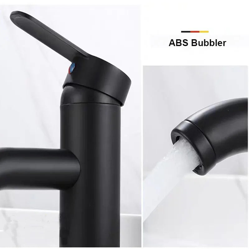 Mitigeur Lavabo Inox, 3 Finitions, Modèle Bas ou Haut