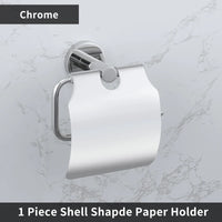 Accessoires Salle de Bain Chromés Inox à la Pièce, 14 Articles