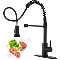 Mitigeur de Cuisine Inox Bec Extractible Jet Réglable Rotatif
