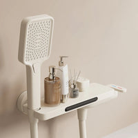 Robinet de Baignoire Cascade avec Douchette Gris Anthracite