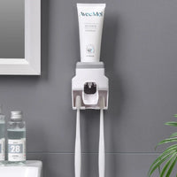 Porte-Brosse à Dents Mural et Distributeur de Dentifrice, 10 Modèles, Gobelets Magnétiques