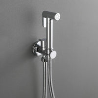Douchette WC Murale avec Robinet d'Arrêt et Flexible 1,2 m, 5 Finitions