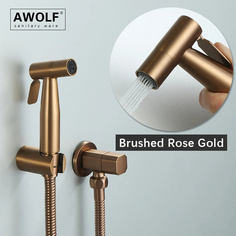 Douchette WC Shattaf Inox et Laiton Multi-Finitions