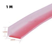 Barrage d'Eau de Douche Silicone Autocollant, 4 Couleurs, 50 à 500 cm