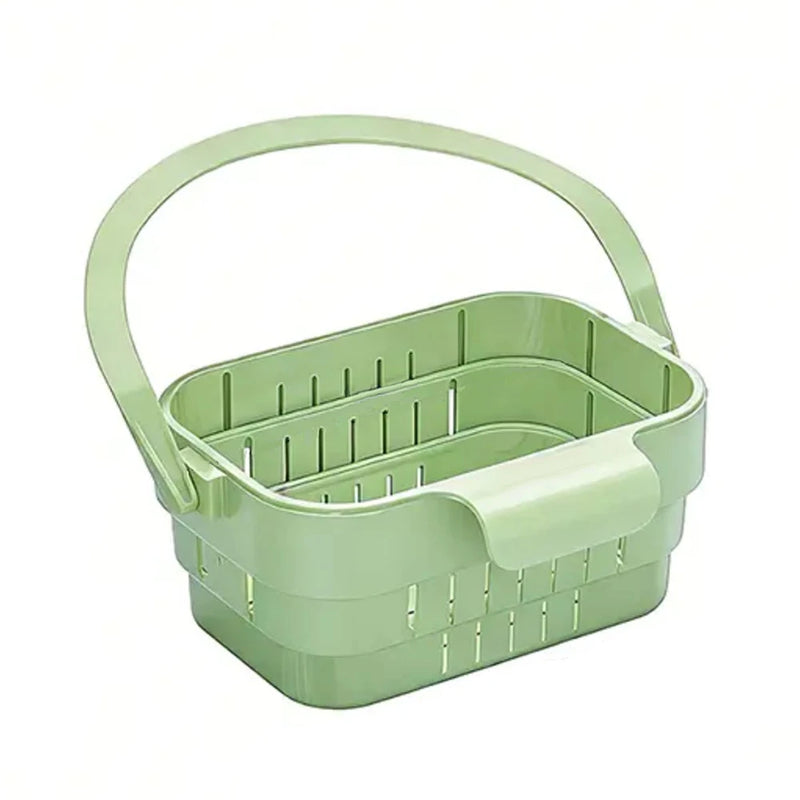 Panier d'Évier Suspendu au Robinet à Anse et Fond Amovible pour Déchets
