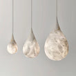 Suspension Cuisine Goutte en Résine Effet Pierre, LED 5 à 10 W