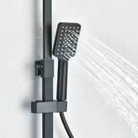 Colonne de Douche Pluie avec Douchette Bidet et Bec de Bain, 5 Finitions