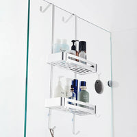 Étagère de Douche d'Angle Suspendue 2 ou 3 Niveaux