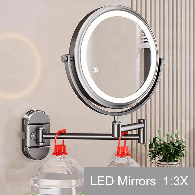 Miroir Grossissant LED x10 Rechargeable 20 cm