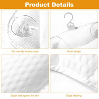 Coussin de Baignoire Tête et Dos Maille Respirante