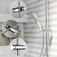 Support Douchette Coulissant ABS pour Barre 20-25 mm, 4 Finitions
