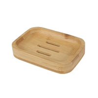 Porte-Savon en Bambou Naturel, 12 Modèles Ronds, Ovales ou Rectangulaires