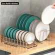 Égouttoir Assiettes et Bols Inox Sans Bac, 27,4 ou 30 cm, 1 ou 2 Pièces