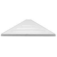 Étagère de Douche d'Angle Inox Noir ou Argent 31 x 21 cm