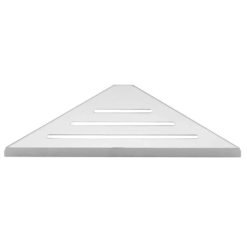 Étagère de Douche d'Angle Inox Noir ou Argent 31 x 21 cm