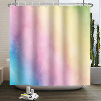 Rideau de Douche Ombré Uni ou Dégradé en Polyester, 48 Coloris, 5 Dimensions