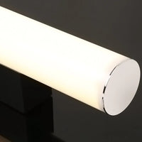 Applique Miroir Salle de Bain LED Tube Rond ou Carré, 25, 40 ou 55 cm