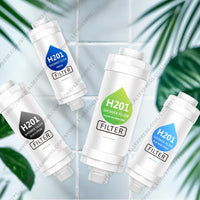 Filtre de Douche Parfumé Freesia, Thé Yulong, Carillon Bleu ou Noir