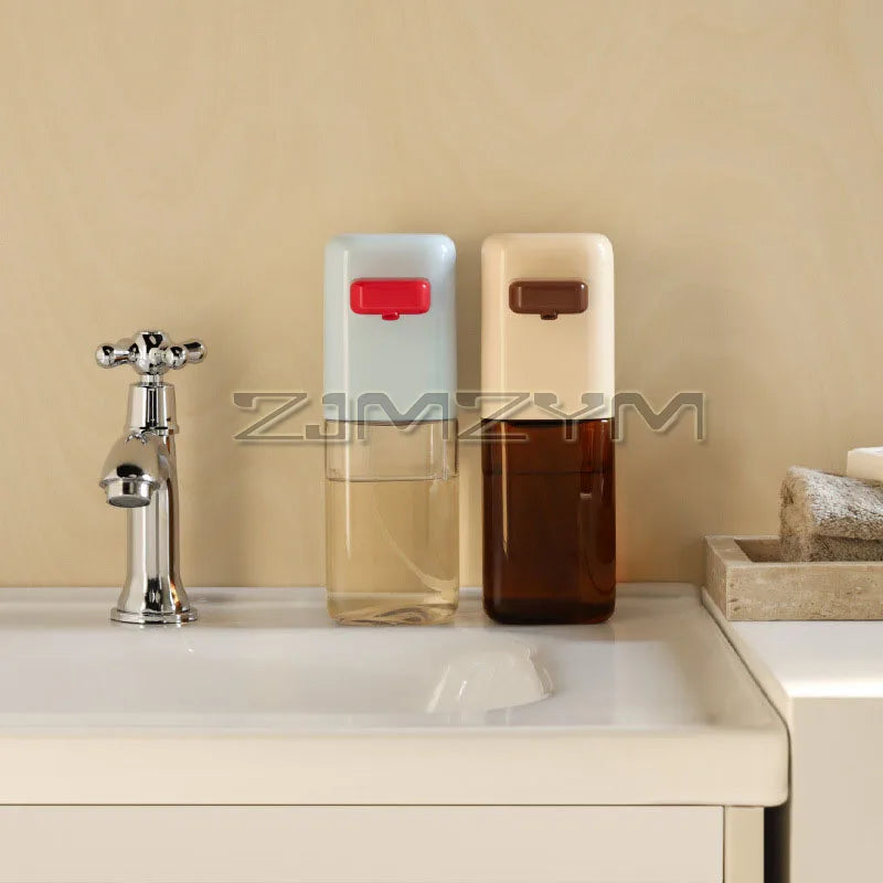 Distributeur de Savon Mousse Automatique Rechargeable Sans Contact, Crème ou Bleu