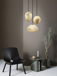 Suspension Cuisine Marbre Galet ou Œuf, 13 à 23 cm