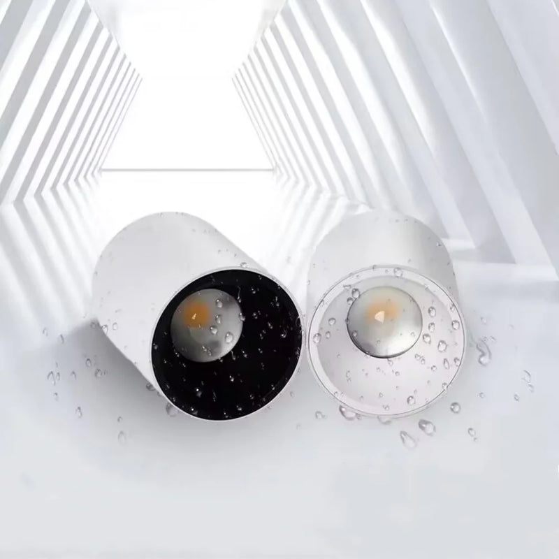 Spot LED Cuisine Cylindrique en Saillie, 3 Finitions, 5 à 30 W