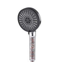 Pommeau de Douche Filtrant 5 Jets Économe en Eau avec Billes Minérales