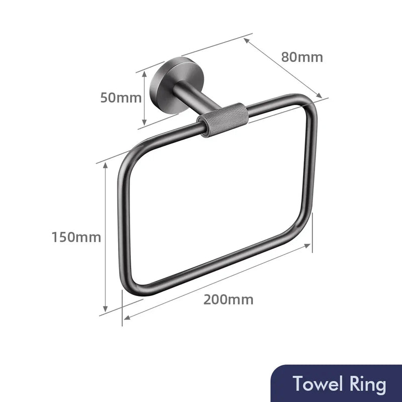 Accessoires Salle de Bain Gris Anthracite à Composer