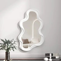 Miroir Mural Design Forme Organique Irrégulière 40 x 25 cm