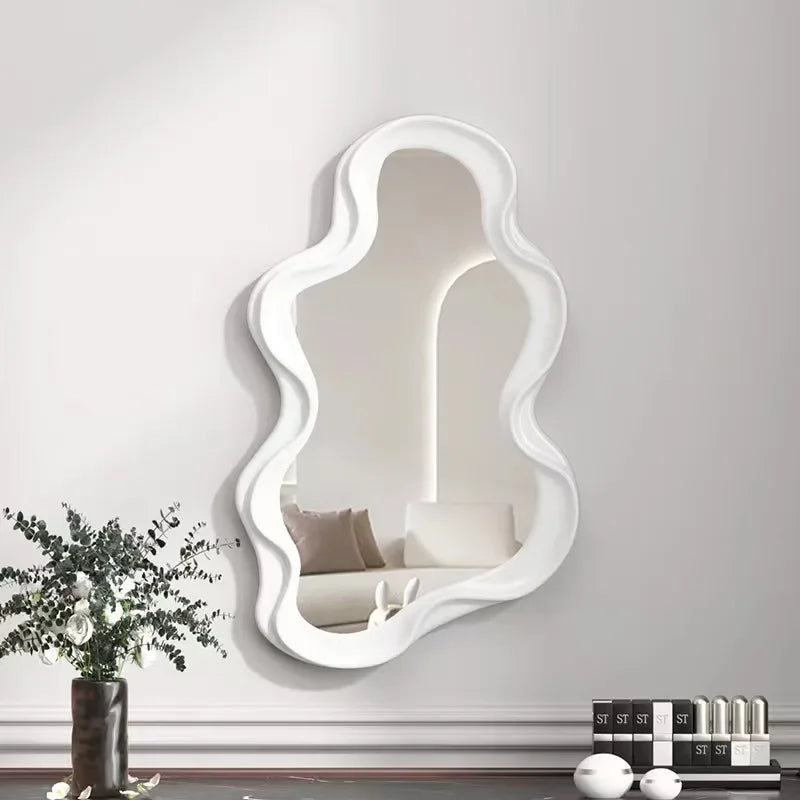 Miroir Mural Design Forme Organique Irrégulière 40 x 25 cm