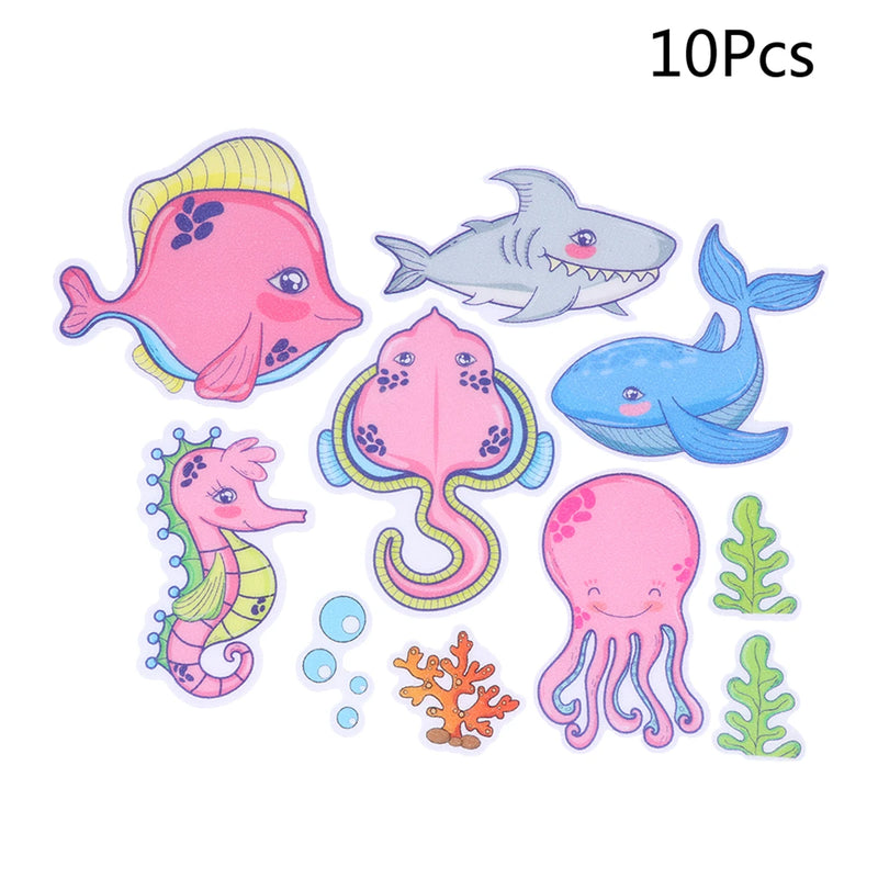 Autocollants Antidérapants pour Baignoire et Douche, Lot de 10 Pièces