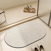 Tapis de Bain Absorbant à Séchage Rapide, Dos Antidérapant, 3 Tailles
