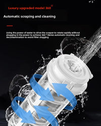 Préfiltre d'Eau Toute la Maison Auto-Nettoyant, Tamis Inox 316, 40 Microns