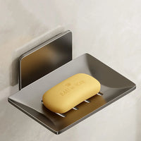 Porte-Savon Mural Sans Perçage en Aluminium avec Vidange