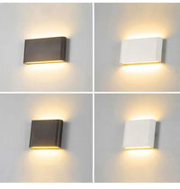 Applique Murale LED Haut et Bas, 6 ou 12 W, 3 Teintes