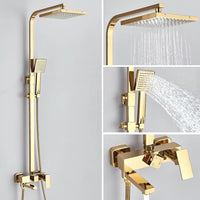Colonne de Douche Laiton Bain-Douche, Pommeau Pluie 20 à 30 cm