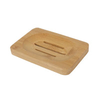 Porte-Savon en Bambou Naturel, 12 Modèles Ronds, Ovales ou Rectangulaires