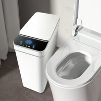 Poubelle de Salle de Bain Étroite à Capteur Automatique