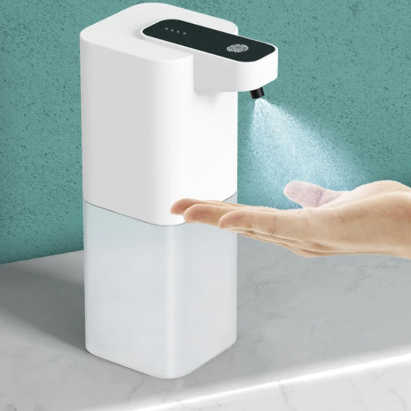 Distributeur de Savon Automatique USB Blanc, Mousse, Gel ou Spray
