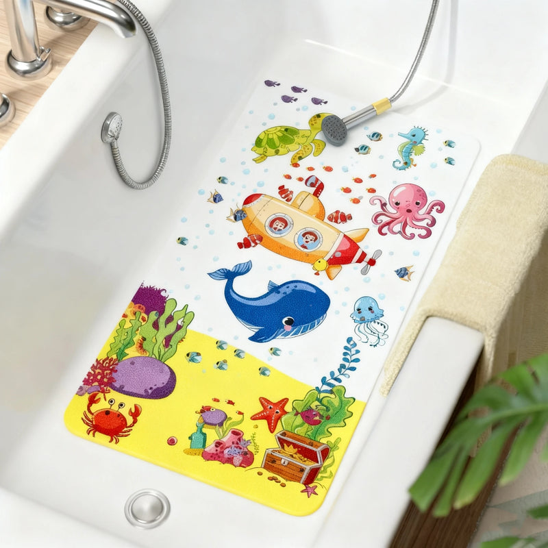 Tapis de Baignoire Antidérapant à Ventouses 70 x 38 cm