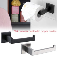 Porte-Papier Toilette Mural Inox 304 Brossé, 16 cm