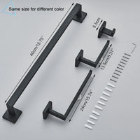 Ensemble Accessoires Salle de Bain Inox 4 Pièces