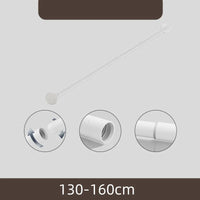 Barre de Douche Télescopique Inox, Noir ou Blanc, 70 à 280 cm
