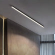 Plafonnier Cuisine LED Linéaire Noir ou Blanc, 60 à 200 cm