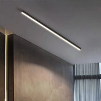 Plafonnier Cuisine LED Linéaire Noir ou Blanc, 60 à 200 cm