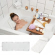 Coussin de Baignoire Corps Entier à Ventouses, Antidérapant, Avec ou Sans Oreiller