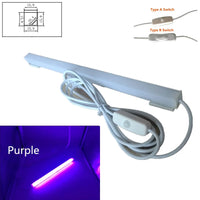 Réglette LED USB Sous Meuble Cuisine avec Interrupteur, 30 ou 50 cm